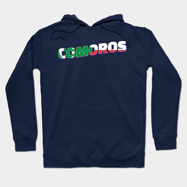 Comoros vintage style retro souvenir Hoodie by DesignerPropo